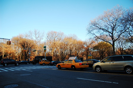 Traffic in NYC のeditorial素材