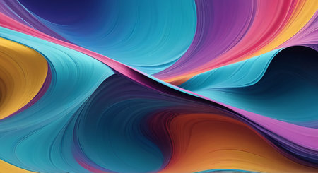 abstract colorful background with some smooth lines in it (see more in my portfolio)の素材