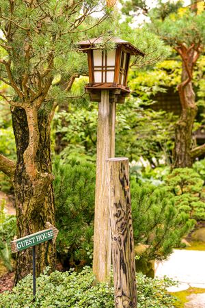 sign shows right place and wayの写真素材