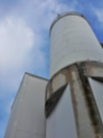 Abstrack blurred background image for factoryの写真素材