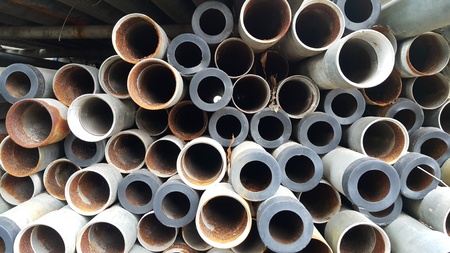 Old machine parts,replacement parts , machinery yardの写真素材