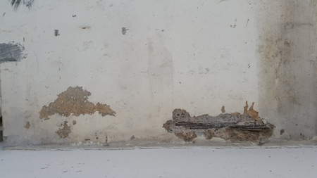 Old cement wall  for background textureの写真素材