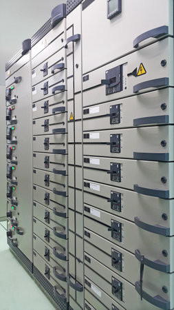 electrical part and accessories in the  control cabinet , control and power distributor,lockout