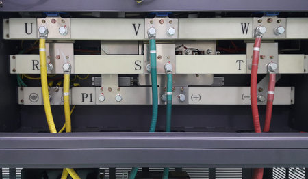 electrical part and accessories in the  control cabinet , control and power distributor,lockout...