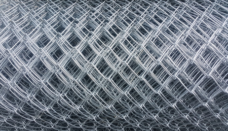 Steel wire mesh skin taxture and taxture detail of surface is identity backgroundの写真素材