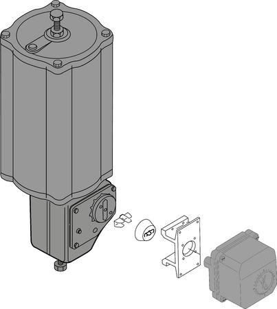 Pneumatic cylinder actuators , installation , maintenance and operating instructionsのイラスト素材