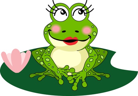 Cute Frogのイラスト素材