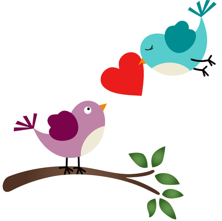 Lovely Birdのイラスト素材