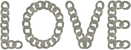 love word make of chainのイラスト素材