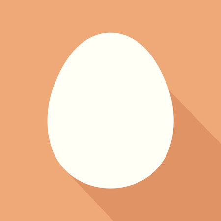 An egg in the simple design illustrationのイラスト素材