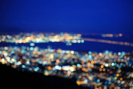 Malaysia city night shot, bokehの素材