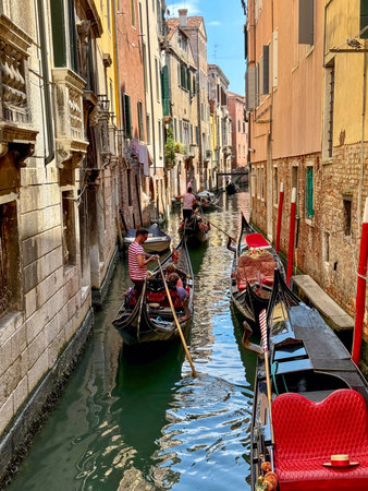 Gondola in Veniceの写真素材