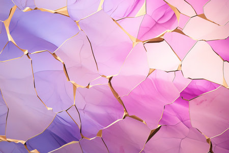 Colorful abstract background of broken glass. 3d rendering, 3d illustration.の素材