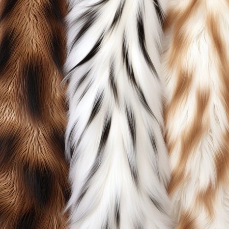fur texture background, close up of fur texture, animal skin patternの素材