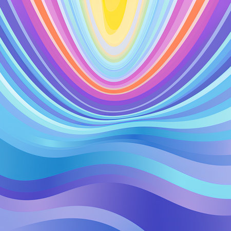 Abstract background with wavy lines. Vector illustration. Eps 10.の素材