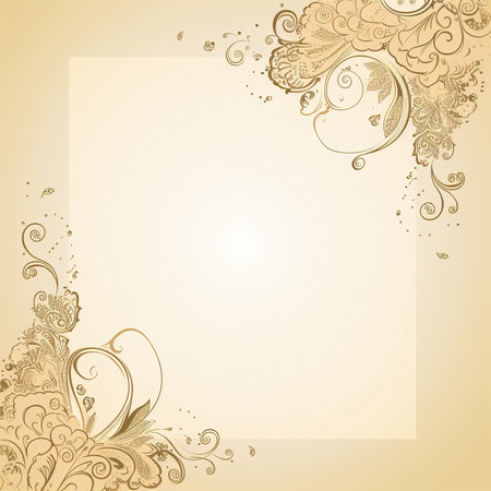 Vintage floral background with place for your text. Vector illustration.の素材