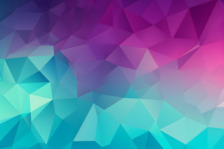 Abstract polygonal background. Triangular vector illustration. Colorful geometric background.の素材