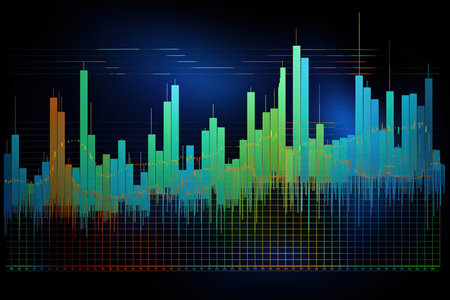 abstract background with sound wave. Vector illustration. Eps 10.の素材