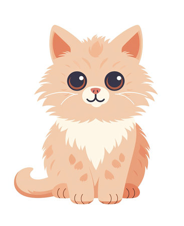 Cute cat cartoon icon vector illustration graphic design vector illustration graphic designの素材