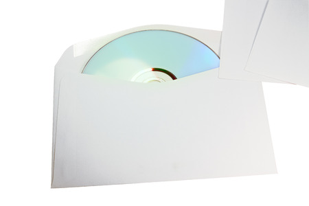 Letter and dvd drive in itの写真素材