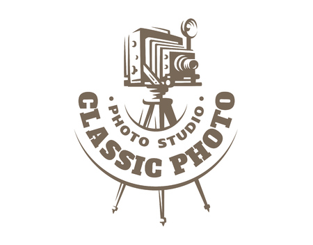 Classic camera icon.のイラスト素材