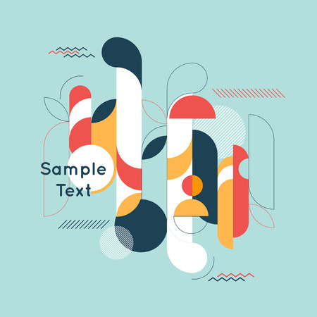 Abstract geometric background with thin lines. Hipster, ethnic, modern.のイラスト素材