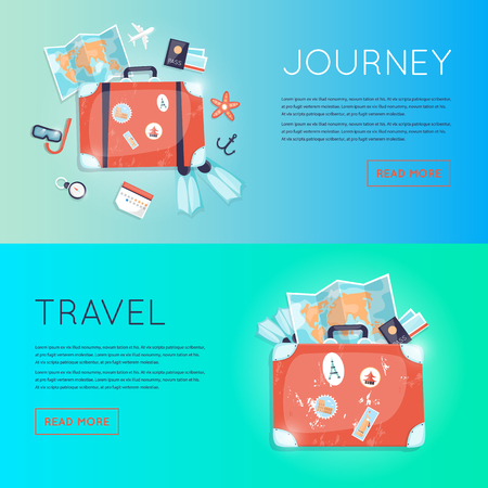 World Travel. Planning summer vacations. Tourism and vacation theme. Trip plan, tourism and journey. Summer travel.のイラスト素材