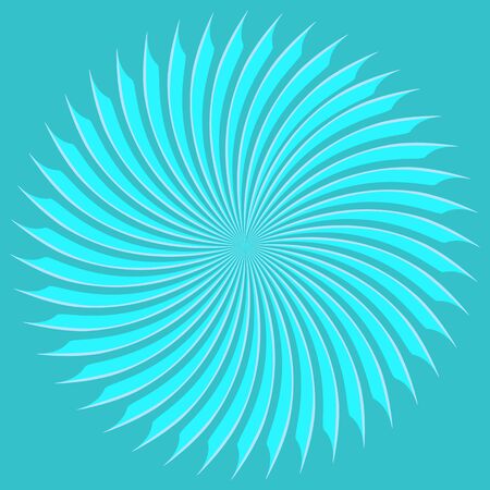 Blue Spiral Radial Abstract Background Icon Vector Illustrationのイラスト素材