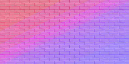Abstract background halftone colorful light brick wall surface shape closeup wallpaper backdrop fashion textile pattern seamless art design vintage style vector illustrationのイラスト素材