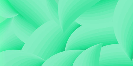 Abstract background nature green leaf flowers plant petal art graphic design modern style wallpaper backdrop template pattern seamless concept vector illustrationのイラスト素材