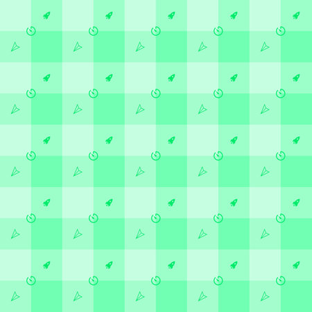 Season festival new green color kids symbol polka dot cloth fabric garment textile abstract background texture wallpaper backdrop pattern seamless art retro vector illustration EPSのイラスト素材