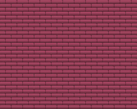 Abstract background red brick wall surface construction art graphic design wallpaper pattern seamless vector illustrationのイラスト素材