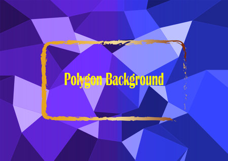 Abstract background texture blue stone geometry polygon decoration wallpaper backdrop pattern template vector illustrationのイラスト素材