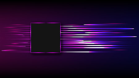Microchip electronic light box technology digital networking communication abstract background backdrop vector illustrationのイラスト素材