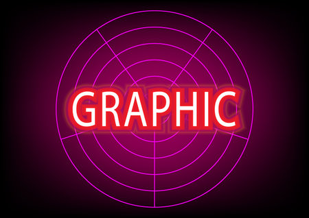 Alphabet graphic neon light text digital networking online electric letters abstract background wallpaper art vector illustrationのイラスト素材
