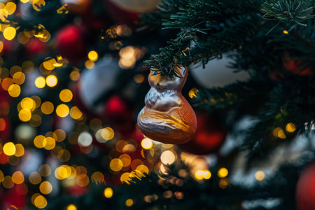 New Years colorful trees in front of the Central Department Store on Kuznetsky Mostの写真素材