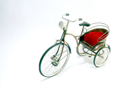 Handmade miniature tricycleのeditorial素材