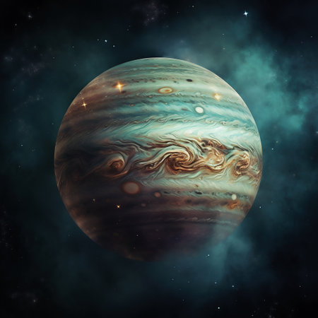 Planets and galaxy, science fiction wallpaper. Beauty of deep space.の素材