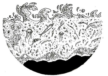 Sketch 08 - Underwaterの写真素材