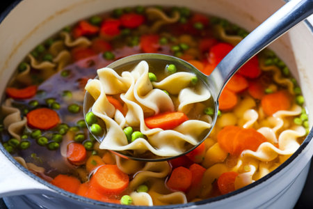 A photo of a bowl of soup.