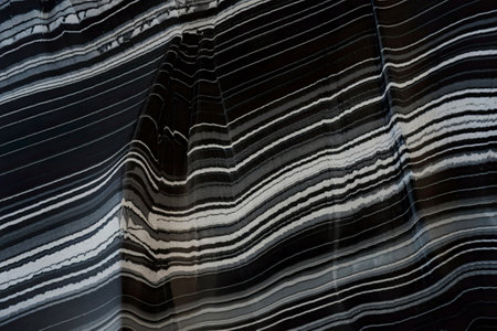 a black marbled surface backgroundの写真素材