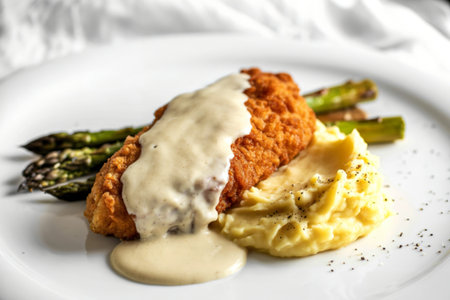 a beautifully plated meal