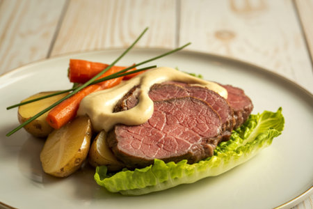 a beautifully plated meal