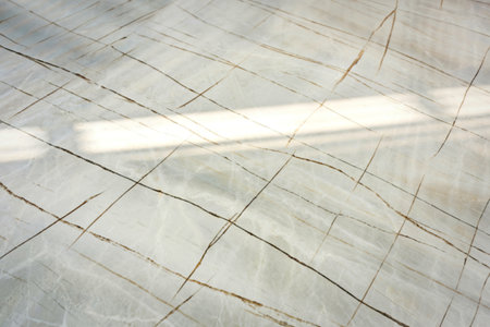 a polished marble-like surfaceの写真素材