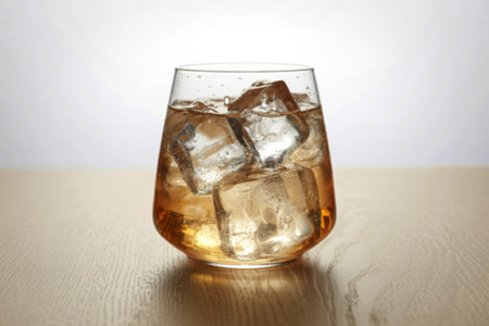 an elegant cocktail glassの写真素材