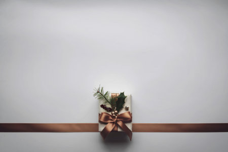 a horizontal ribbon at the bottom of the pictureの写真素材