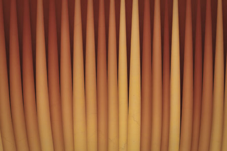 A photo of a vibrant and colorful vertical striped pattern