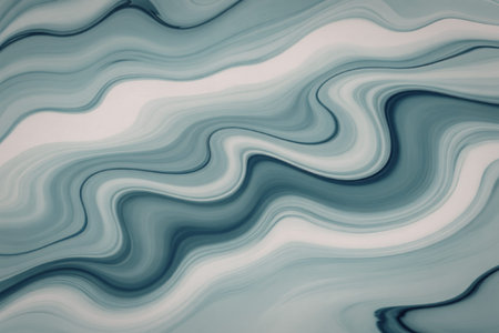 A digital art piece featuring an abstract fluid pattern