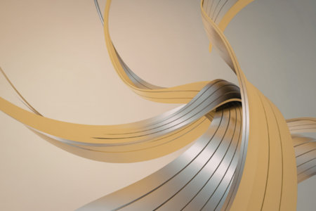 A photo of a dynamic and abstract design
