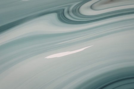 abstract artwork featuring fluid marble-like patterns